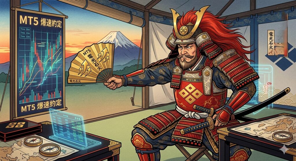 🏯情報の洪水を切り裂け!「MT5×MT4×VPS」最強の三位一体🏯 6 Gemini Generated Image